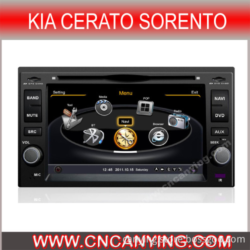 Car DVD for KIA Cerato Sorento with A8 Chipset Dual Core 1080P V-20 Disc WiFi 3G Internet (CY-C023)